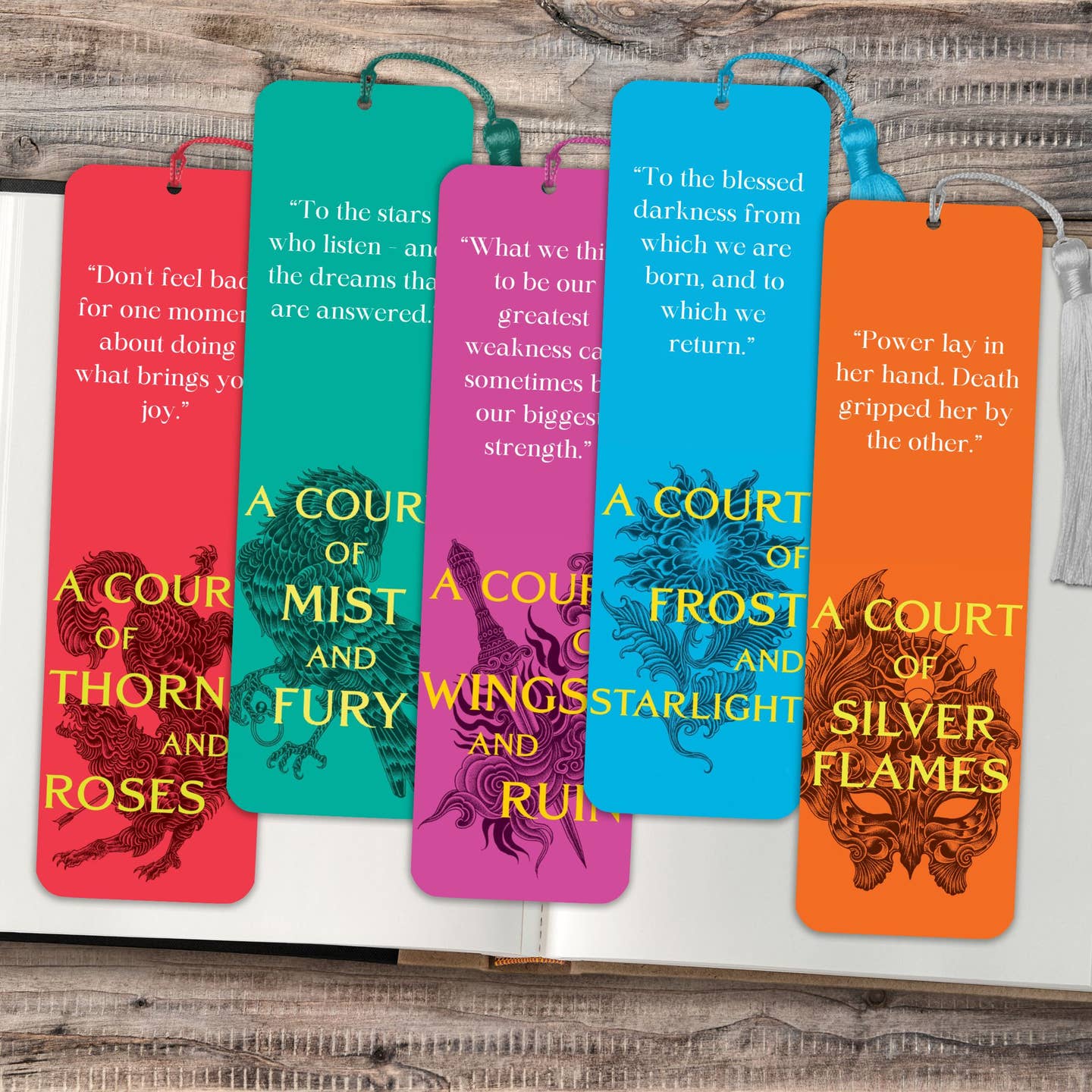 Sarah J Maas-A Court of Thorns and Roses Inspired Bookmarks