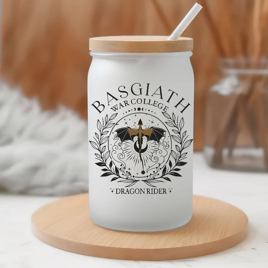 Basgiath War College 16oz Frosted Glass Cup